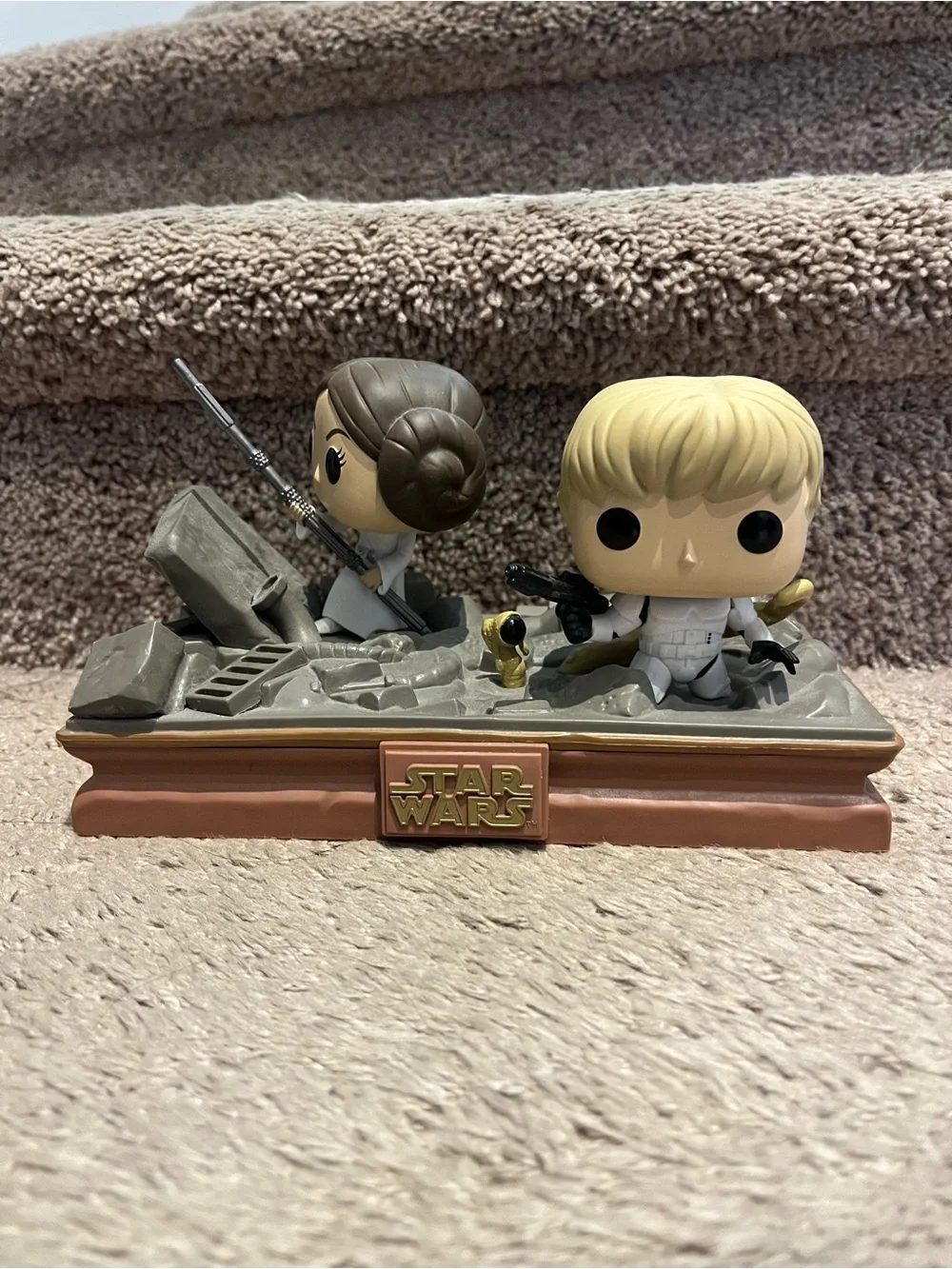 Funko Pop! Star Wars Movie Moments - Trash Compactor Escape Luke Leia 2017